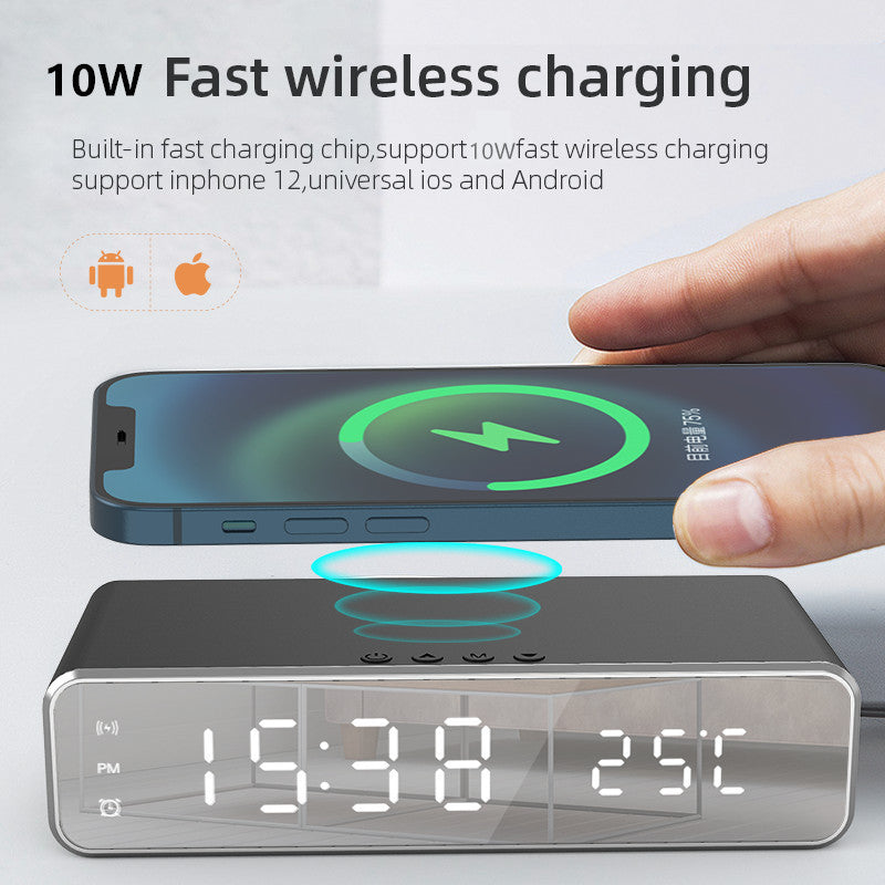 Electric Wireless Phone Charger Clock with Charger - JShopDontDrop