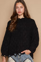 POL Cable Knit Cutout Long Sleeve Sweater - JShopDontDrop